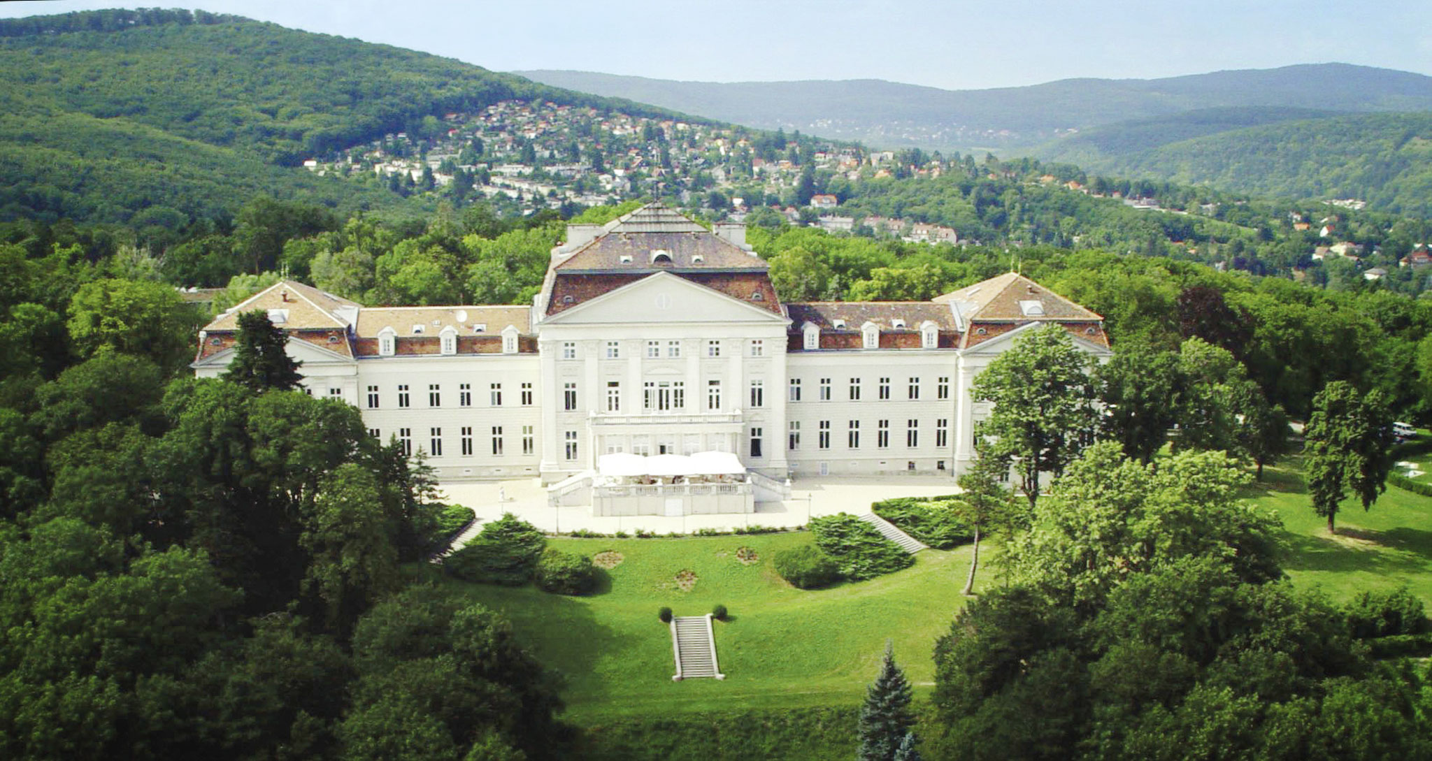 Hotel Schloss Wilhelminenberg, the hilltop palace in Vienna where the inaugural T-R-U-S-T meeting was held